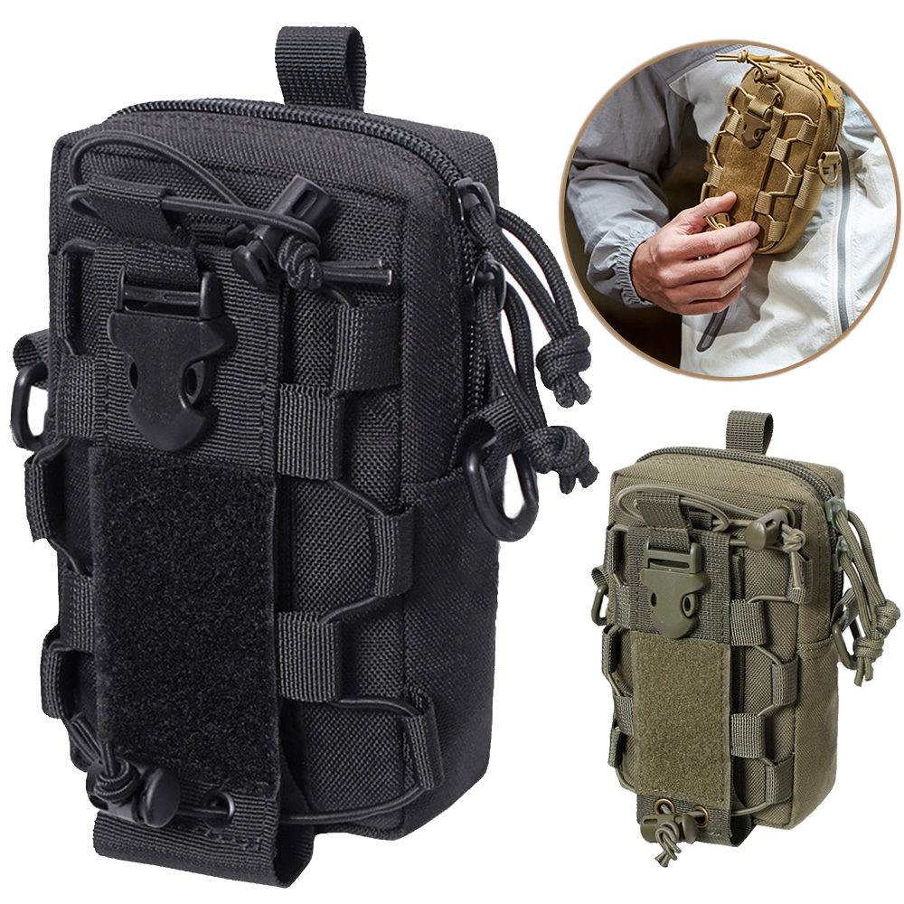 Edc Flex Carry Belt - Molle EDC Belt Pouch Water Bottle