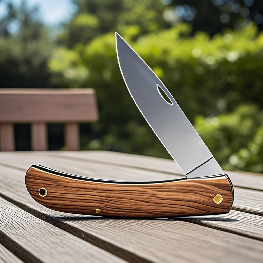 Rosewood Handle Pocket Knife S - Edc Daily Carry 评论和价格
