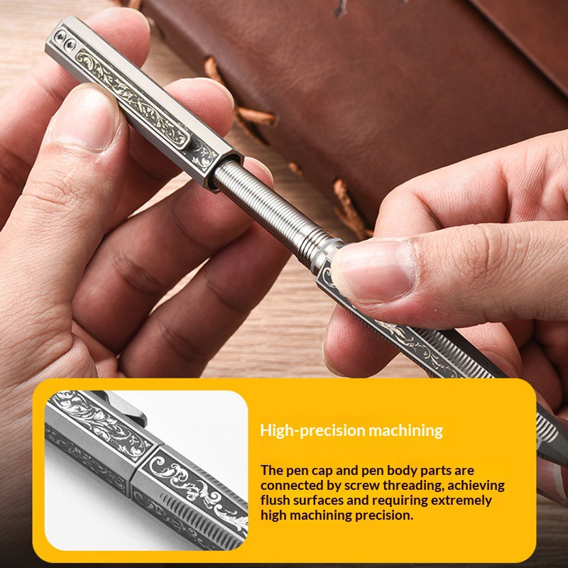 Titanium Alloy Carving Printed - Pen Tactical Glass 评论和价格