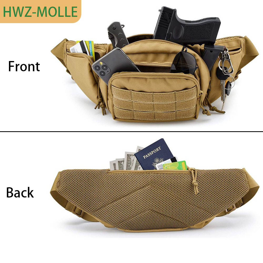 Tactical Molle Fanny Pack Wais - Edc Carry Fanny Pack 评论和价格