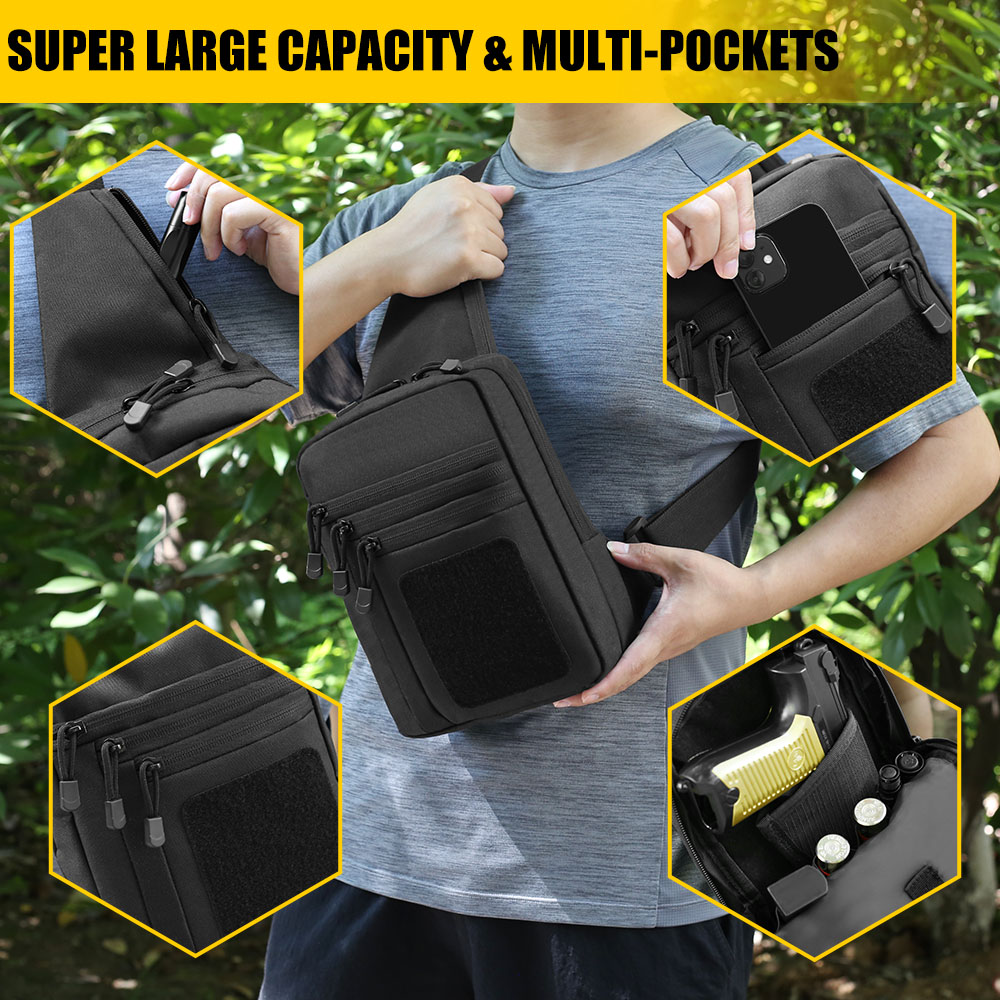 Tactical Pistol Gun Bag Concea - Edc Carry Handgun 评论和价格