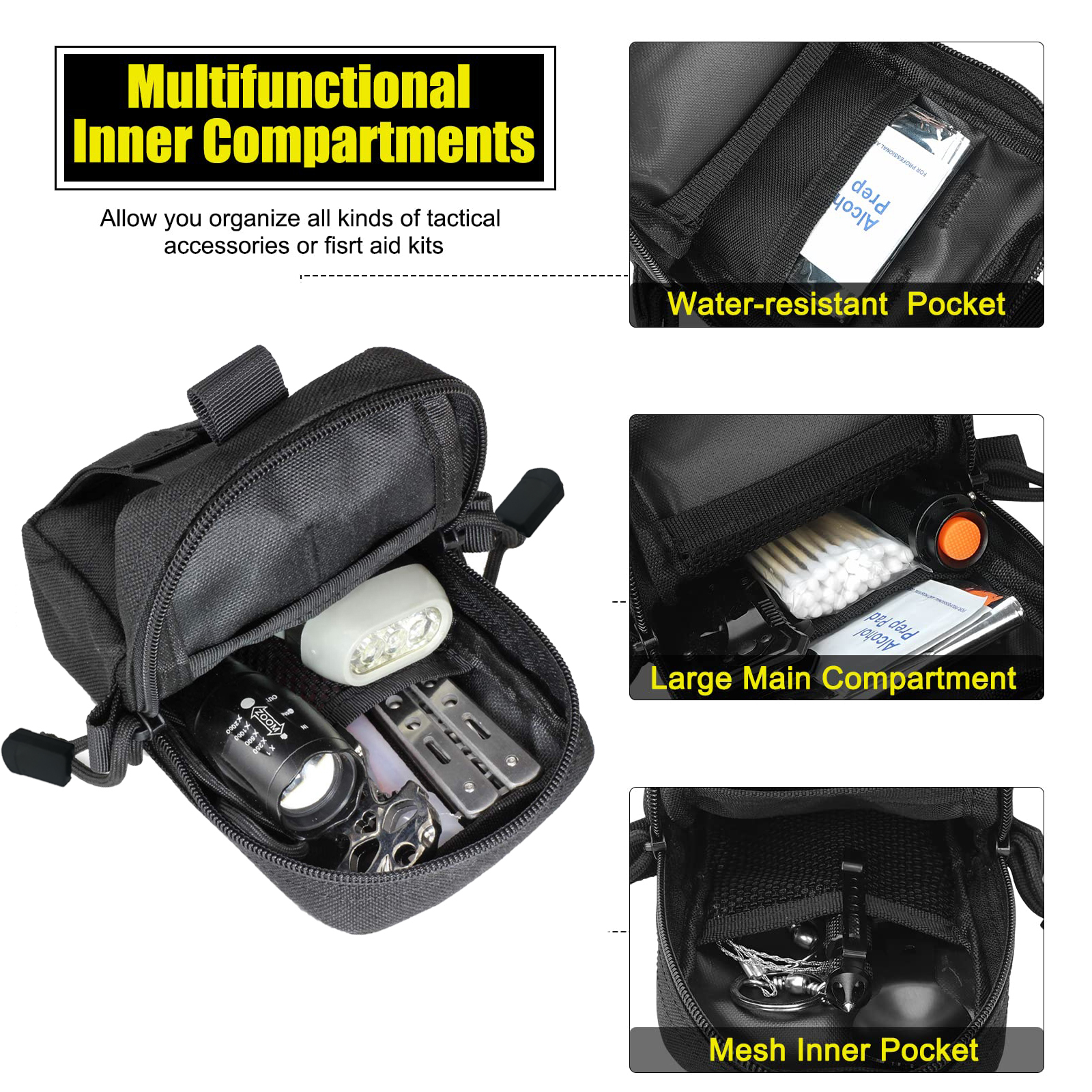Tactical Molle Pouch Waist Bag - Edc Carry Box 评论和价格