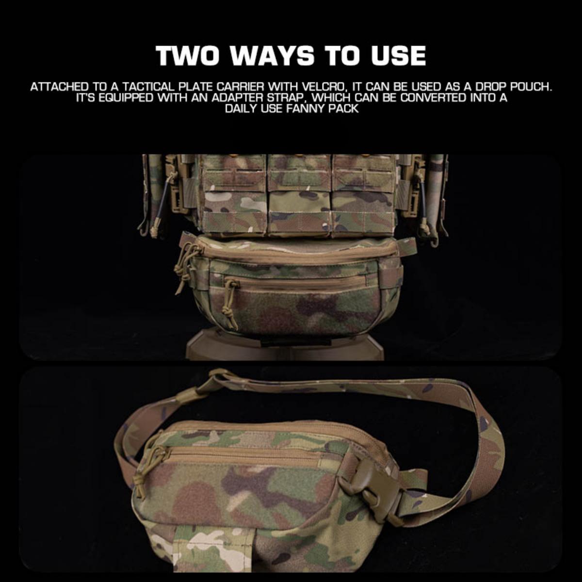 DP Universal Drop Pouch Dual-P - Edc Carry Fanny Pack 评论和价格