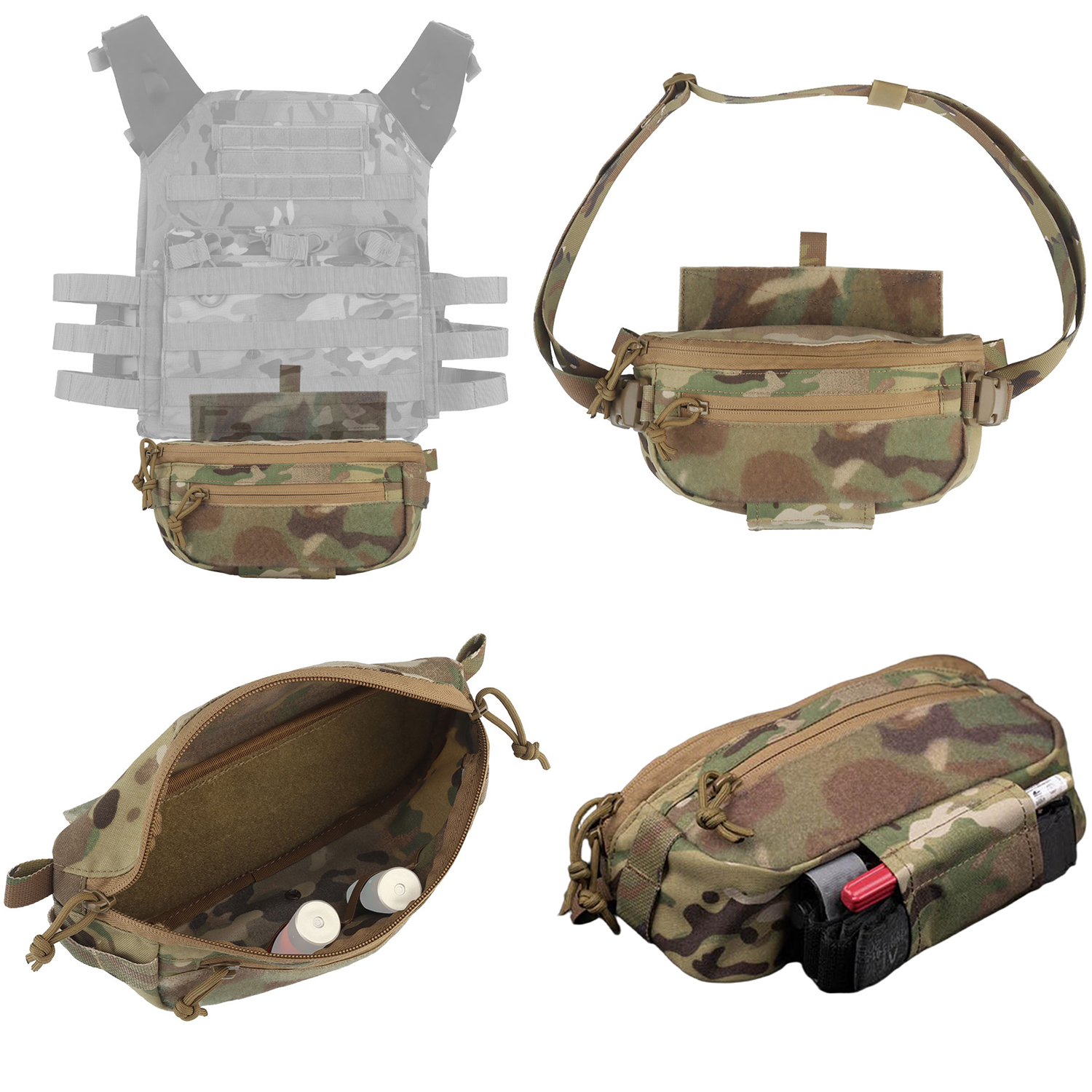DP Universal Drop Pouch Dual-P - Edc Carry Fanny Pack 评论和价格