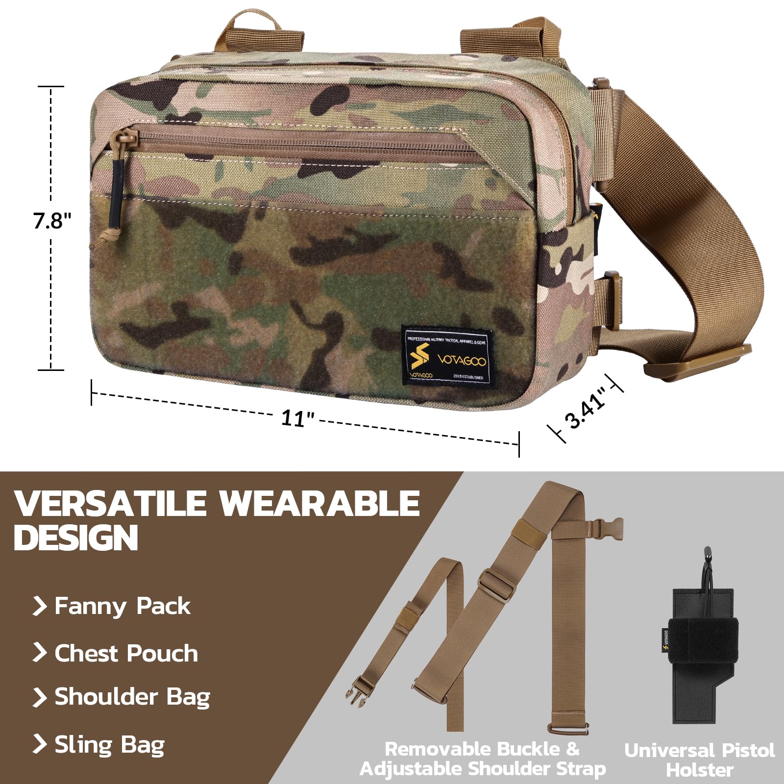 Tactical Fanny Pack, Concealed - Edc Carry Fanny Pack 评论和价格