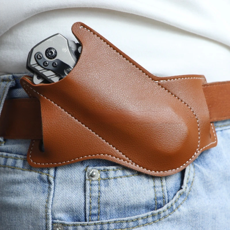 Leather Knife Sheath Belt Loop - Edc Flex Carry Belt 评论和价格