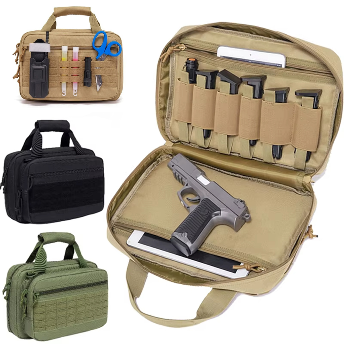 Tactical Pistol Case Gun Bag S - Edc Carry Handgun 评论和价格