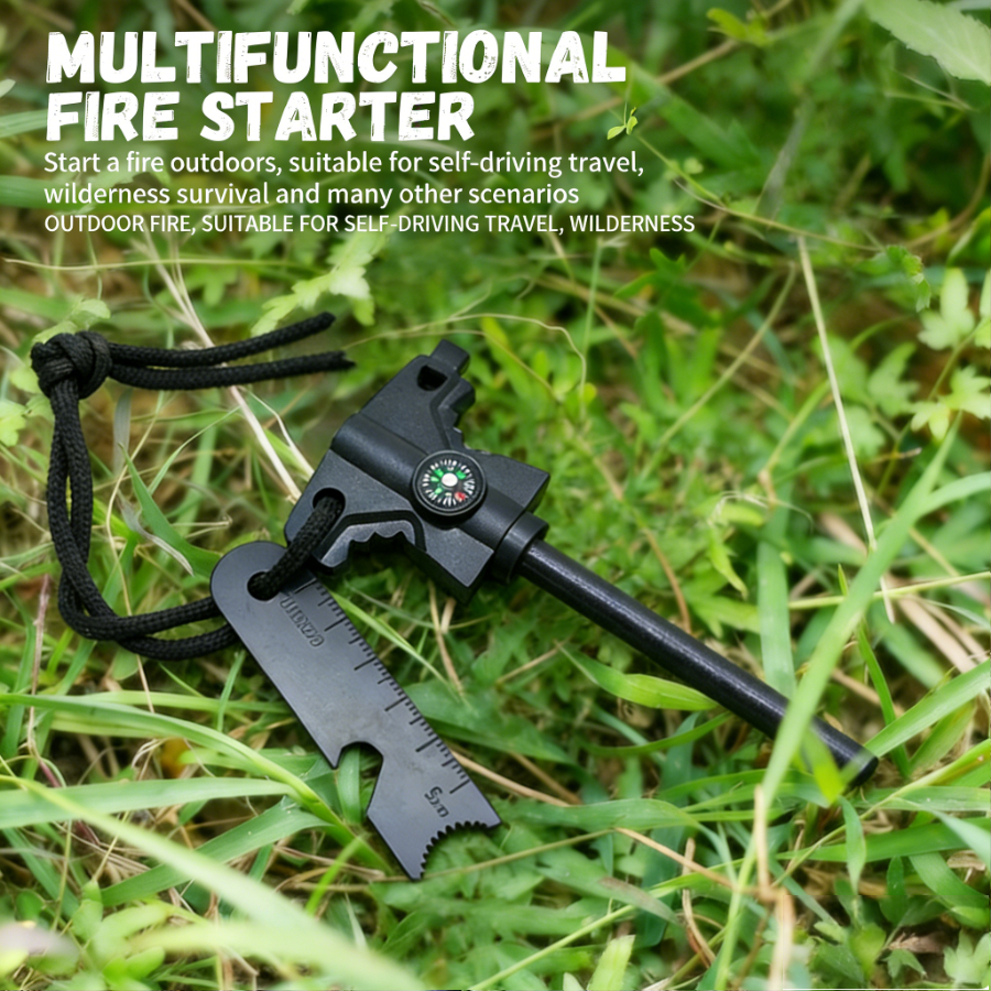 Multi-functional Survival Fire - Ferro Rod Striker 评论和价格