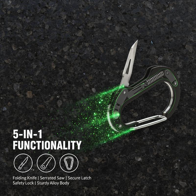 Outdoor Climbing Carabiner Mul - Edc Carry Knife 评论和价格